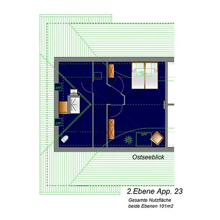 Magni Mit Blick Zum Privatstrand - Odins Blick 23 - Ruhige Lage, Sauna * Lobbe
