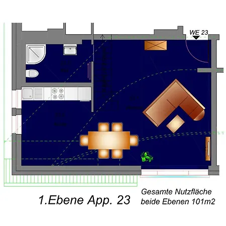 Magni Mit Blick Zum Privatstrand - Odins Blick 23 - Ruhige Lage, Sauna * Lobbe